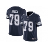 Youth Nike Dallas Cowboys #79 Chaz Green Vapor Untouchable Limited Navy Blue Team Color NFL Jersey