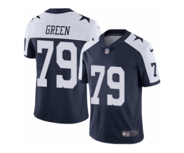 Youth Nike Dallas Cowboys #79 Chaz Green Vapor Untouchable Limited Navy Blue Throwback Alternate NFL Jersey