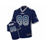 Youth Nike Dallas Cowboys #88 Dez Bryant Elite Navy Blue Drift Fashion NFL Jersey