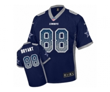 Youth Nike Dallas Cowboys #88 Dez Bryant Elite Navy Blue Drift Fashion NFL Jersey