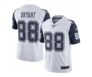 Youth Nike Dallas Cowboys #88 Dez Bryant Limited White Rush NFL Jersey