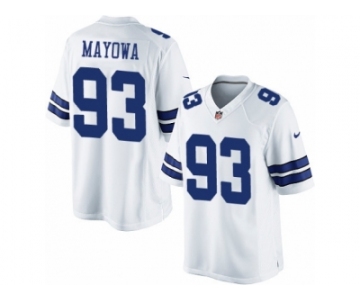 Youth Nike Dallas Cowboys #93 Benson Mayowa Limited White NFL Jersey