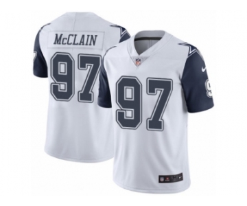 Youth Nike Dallas Cowboys #97 Terrell McClain Limited White Rush NFL Jersey