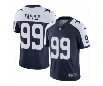 Youth Nike Dallas Cowboys #99 Charles Tapper Vapor Untouchable Limited Navy Blue Throwback Alternate NFL Jersey