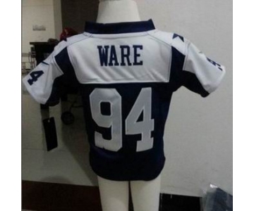 nike kids nfl jerseys dallas cowboys #94 ware blue[nike]