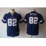 nike youth nfl dallas cowboys #82 witten blue[nike]