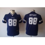 nike youth nfl dallas cowboys #88 bryant blue[nike]