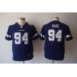 nike youth nfl dallas cowboys #94 ware blue[nike]