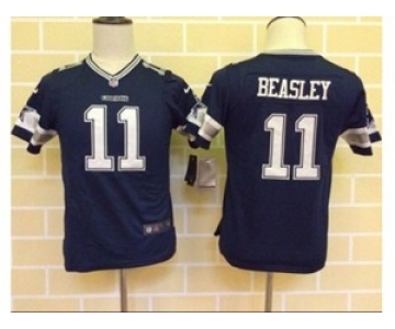 nike youth nfl jerseys dallas cowboys #11 beasley blue[nike][beasley]