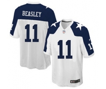 nike youth nfl jerseys dallas cowboys #11 beasley white[Elite thankgivings][beasley]