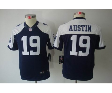 nike youth nfl jerseys dallas cowboys #19 austin blue[nike limited throwback]