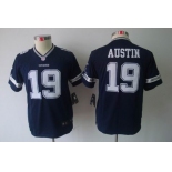 nike youth nfl jerseys dallas cowboys #19 austin blue[nike limited]