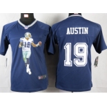 nike youth nfl jerseys dallas cowboys #19 austin blue[portrait fashion]