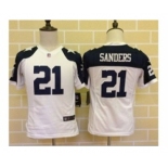 nike youth nfl jerseys dallas cowboys #21 sanders white[nike][thankgivings][sanders]