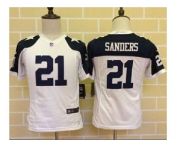 nike youth nfl jerseys dallas cowboys #21 sanders white[nike][thankgivings][sanders]