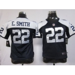 nike youth nfl jerseys dallas cowboys #22 e.smith blue thankgivings[nike]