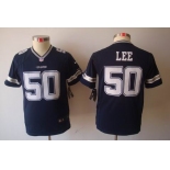 nike youth nfl jerseys dallas cowboys #50 lee blue[nike limited]