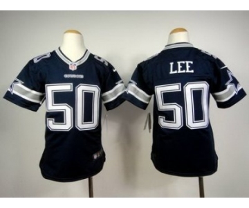 nike youth nfl jerseys dallas cowboys #50 lee blue[nike]