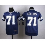 nike youth nfl jerseys dallas cowboys #71 collins blue[nike]