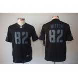 nike youth nfl jerseys dallas cowboys #82 witten black[nike impact limited]