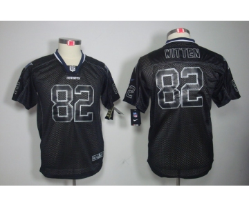 nike youth nfl jerseys dallas cowboys #82 witten black[nike lights out]