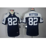 nike youth nfl jerseys dallas cowboys #82 witten blue[nike limited throwback]