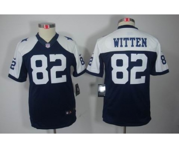 nike youth nfl jerseys dallas cowboys #82 witten blue[nike limited throwback]