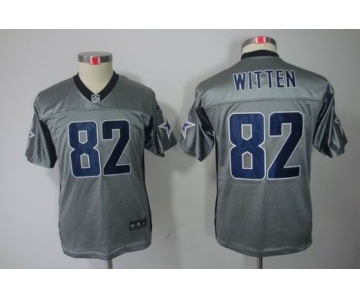 nike youth nfl jerseys dallas cowboys #82 witten grey[Elite shadow]