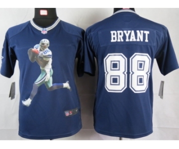 nike youth nfl jerseys dallas cowboys #88 bryant blue[portrait fashion]