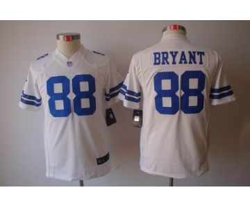 nike youth nfl jerseys dallas cowboys #88 bryant white[nike limited]