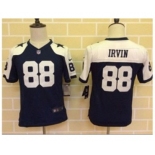 nike youth nfl jerseys dallas cowboys #88 irvin blue[nike throwback][irvin]