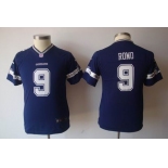 nike youth nfl jerseys dallas cowboys #9 romo blue[nike]