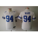 nike youth nfl jerseys dallas cowboys #94 ware white[nike limited]