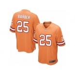 Men Nike Tampa Bay Buccaneers #25 Peyton Barber Game Orange Glaze Alternate NFL Jersey