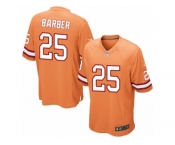 Men Nike Tampa Bay Buccaneers #25 Peyton Barber Game Orange Glaze Alternate NFL Jersey