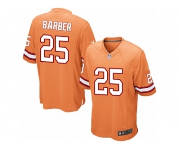 Men Nike Tampa Bay Buccaneers #25 Peyton Barber Game Orange Glaze Alternate NFL Jersey