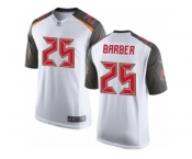 Men Nike Tampa Bay Buccaneers #25 Peyton Barber Game White NFL Jersey