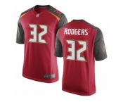 Men Nike Tampa Bay Buccaneers #32 Jacquizz Rodgers Game Red Team Color NFL Jersey