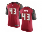 Men Nike Tampa Bay Buccaneers #43 T.J. Ward Game Red Team Color NFL Jersey