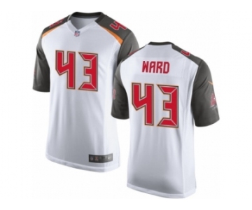 Men Nike Tampa Bay Buccaneers #43 T.J. Ward Game White NFL Jersey