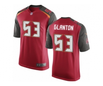 Men Nike Tampa Bay Buccaneers #53 Adarius Glanton Game Red Team Color NFL Jersey