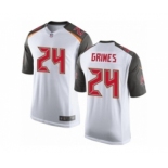 Men's Nike Tampa Bay Buccaneers #24 Brent Grimes Game White NFL Jersey