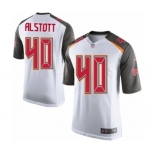 Men's Nike Tampa Bay Buccaneers #40 Mike Alstott Game White NFL Jersey