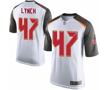 Men's Nike Tampa Bay Buccaneers #47 John Lynch Game White NFL Jersey