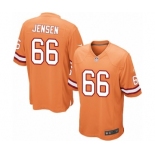 Men's Nike Tampa Bay Buccaneers #66 Ryan Jensen Game Orange Glaze Alternate NFL Jersey