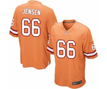 Men's Nike Tampa Bay Buccaneers #66 Ryan Jensen Game Orange Glaze Alternate NFL Jersey