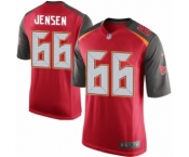 Men's Nike Tampa Bay Buccaneers #66 Ryan Jensen Game Red Team Color NFL Jersey