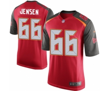 Men's Nike Tampa Bay Buccaneers #66 Ryan Jensen Game Red Team Color NFL Jersey