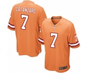 Men's Nike Tampa Bay Buccaneers #7 Chandler Catanzaro Game Orange Glaze Alternate NFL Jersey