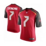 Men's Nike Tampa Bay Buccaneers #7 Chandler Catanzaro Game Red Team Color NFL Jersey